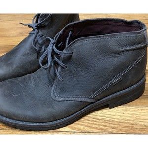 Clarks Morris Peak Chukka Boots Mens Size 10 Gray Leather Waterproof
